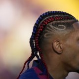 Raphinha a prolongé jusqu'en 2028 avec le Barça KEYSTONE/EPA/Enric Fontcuberta